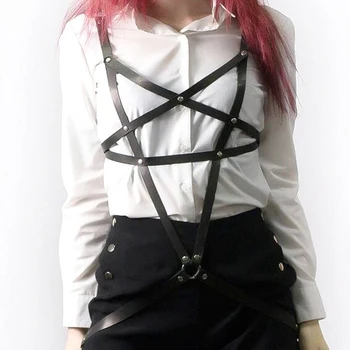 2019 New Street Punk Rave Rock Leather Belt For Stocking Sexy Tassel Chain Harness Harajuku Gothic Femme Leg Body Straps Belts
2019 New Street Punk Rave Rock Leather Belt For Stocking Sexy Tassel Chain Harness Harajuku Gothic Femme Leg Body Straps Belts
