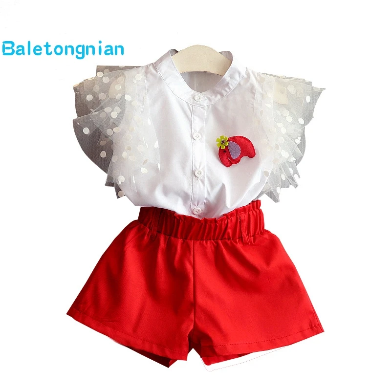 Fashion Girls Clothing Set 2019 Summer Baby Girls Clothes 2 3 4 5 6Y White Lace Flower t-shirt+pants Children Clothing kids set
Fashion Girls Clothing Set 2019 Summer Baby Girls Clothes 2 3 4 5 6Y White Lace Flower t-shirt+pants Children Clothing kids set
