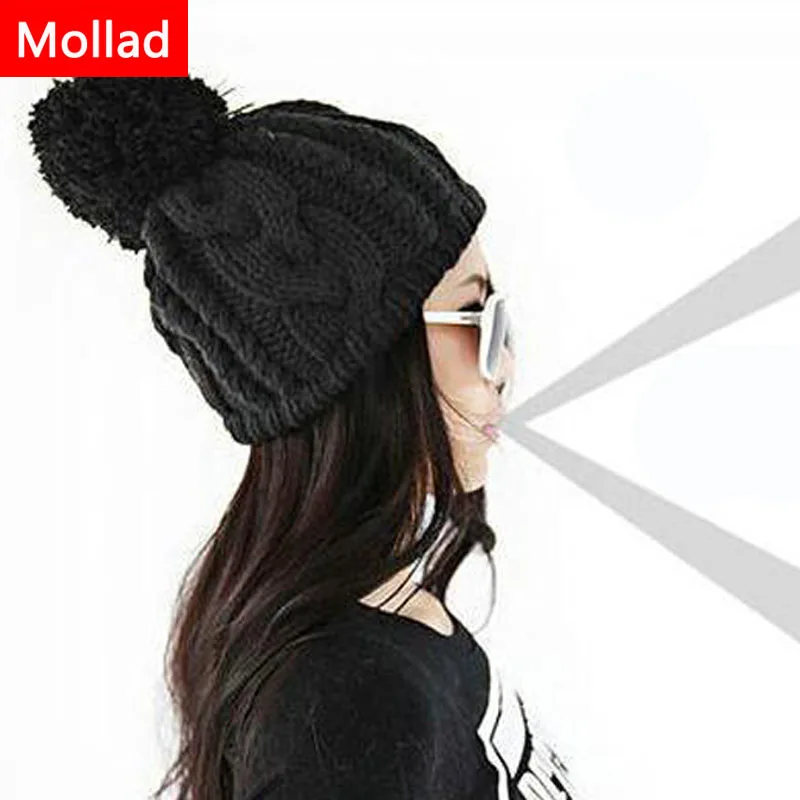 Mollad 2017 Autumn Winter Fashion New Unisex Women Winter Warm Cable Knit Knitted Bobble Hat Cap 6 Color
Mollad 2017 Autumn Winter Fashion New Unisex Women Winter Warm Cable Knit Knitted Bobble Hat Cap 6 Color