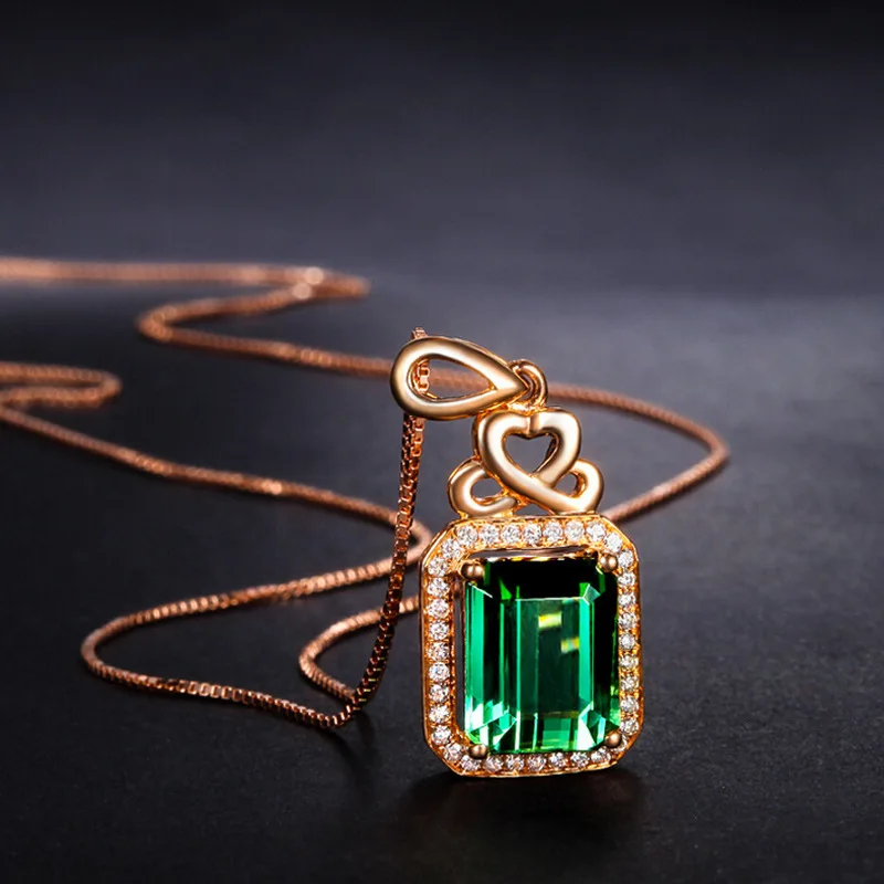 Elegant Necklaces & Pendants gold Jewelry Created Emerald pendant Necklace Wedding For Women Gift Fine Jewelry
Elegant Necklaces & Pendants gold Jewelry Created Emerald pendant Necklace Wedding For Women Gift Fine Jewelry