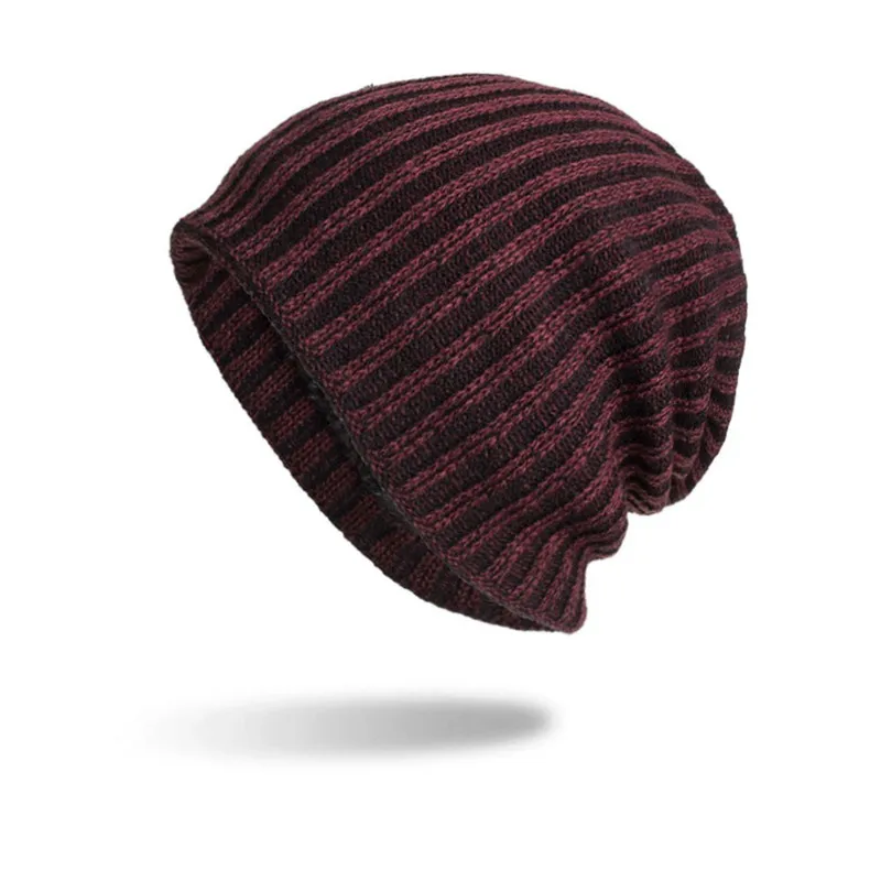 Plus cashmere dual purpose knitted cap Winter Unisex Knitted Stylish Hat Vertical stripe Crochet Knitted Cap Hat for Women cap m
Plus cashmere dual purpose knitted cap Winter Unisex Knitted Stylish Hat Vertical stripe Crochet Knitted Cap Hat for Women cap m