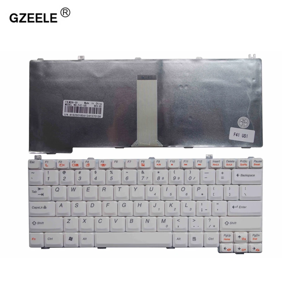Клавиатура для ноутбука GZEELE US LENOVO F41A Y330 E23 E42T 15303 L3000 C640 N100 C200 C100 y730 Y710 замена