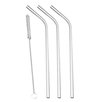 SOSW-4 Stainless Steel Threaded Drinking Straws + 1 Cleaner Reusable Metal Endurance Brush 20.2cm x 0.6cm
SOSW-4 Stainless Steel Threaded Drinking Straws + 1 Cleaner Reusable Metal Endurance Brush 20.2cm x 0.6cm