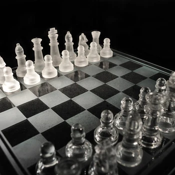 25*25cm K9 Glass chess medium wrestling Packaging International Chess Game International Chess Set
25*25cm K9 Glass chess medium wrestling Packaging International Chess Game International Chess Set