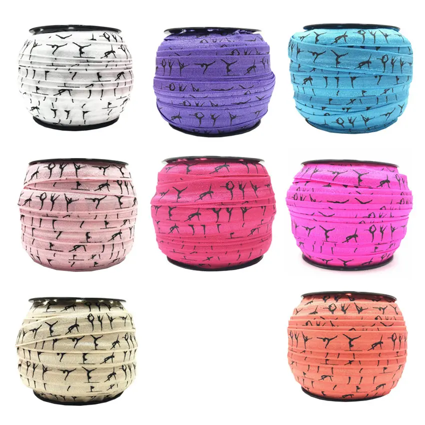 50 Yards Ballet girl Print Fold Over Elastic 16mm Sport FOE Ribbon Webbing For Wedding Gift Hair Band Accessories
50 Yards Ballet girl Print Fold Over Elastic 16mm Sport FOE Ribbon Webbing For Wedding Gift Hair Band Accessories