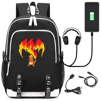 New Anime PM Charmander Backpack School Bag Bookbag Bags Cartoon Cosplay Teens Kids Laptop Travel Shoulder Bags
New Anime PM Charmander Backpack School Bag Bookbag Bags Cartoon Cosplay Teens Kids Laptop Travel Shoulder Bags