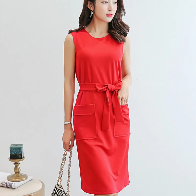 Korean summer dresses women plus size pocket belt bandage dress female Korean Sexy solid color Slim dress temperament work dress
Korean summer dresses women plus size pocket belt bandage dress female Korean Sexy solid color Slim dress temperament work dress