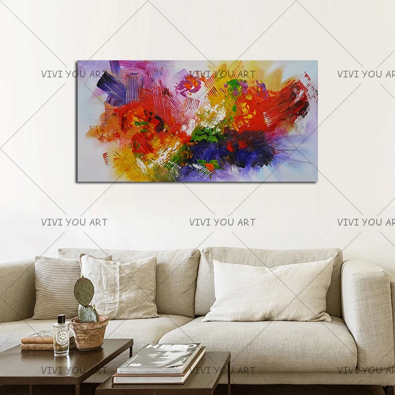 Best Artist 100% Hand-painted High Quality Colorful Abstract Oil Painting on CanvasRed and Yellow Thick Oil Painting
Best Artist 100% Hand-painted High Quality Colorful Abstract Oil Painting on CanvasRed and Yellow Thick Oil Painting