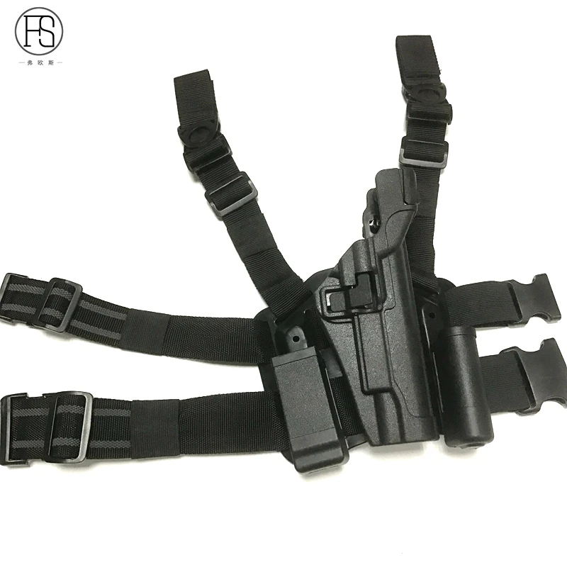 FS Tactical Hunting Drop Leg Gun Holster Colt 1911 RH Shooting Military Pistol With Mag Pouch
FS Tactical Hunting Drop Leg Gun Holster Colt 1911 RH Shooting Military Pistol With Mag Pouch