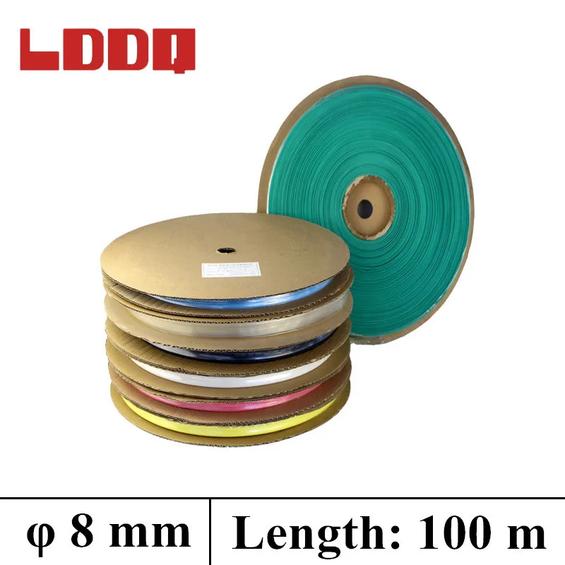 LDDQ 100m Heat Shrink Tubing 8mm Insulation Sleeve 7 colors Available Heat shrink 2:1 Wire Cable Tubing Tube Shrinkable Sleeve
LDDQ 100m Heat Shrink Tubing 8mm Insulation Sleeve 7 colors Available Heat shrink 2:1 Wire Cable Tubing Tube Shrinkable Sleeve