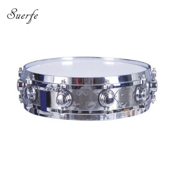 SUERTE 14"*3.5" Snare Drum High Quality Stainless Steel Shell Die-cast Hoop Drum Percussion Instrumentos Musicais Profissionais
SUERTE 14"*3.5" Snare Drum High Quality Stainless Steel Shell Die-cast Hoop Drum Percussion Instrumentos Musicais Profissionais