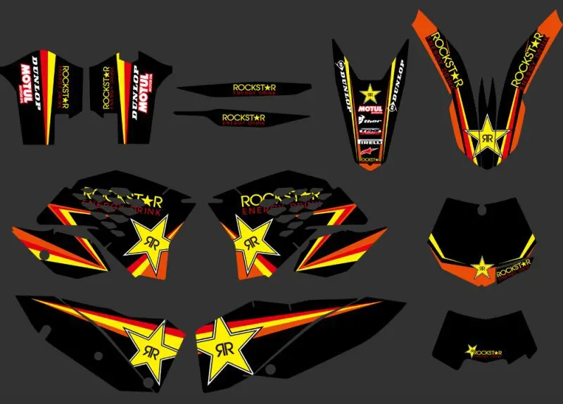 0274 NEW TEAM Star GRAPHICS WITH MATCHING BACKGROUNDS FIT FOR SX XC XC-W EXC Series 2008 2009 2010 2011
0274 NEW TEAM Star GRAPHICS WITH MATCHING BACKGROUNDS FIT FOR SX XC XC-W EXC Series 2008 2009 2010 2011