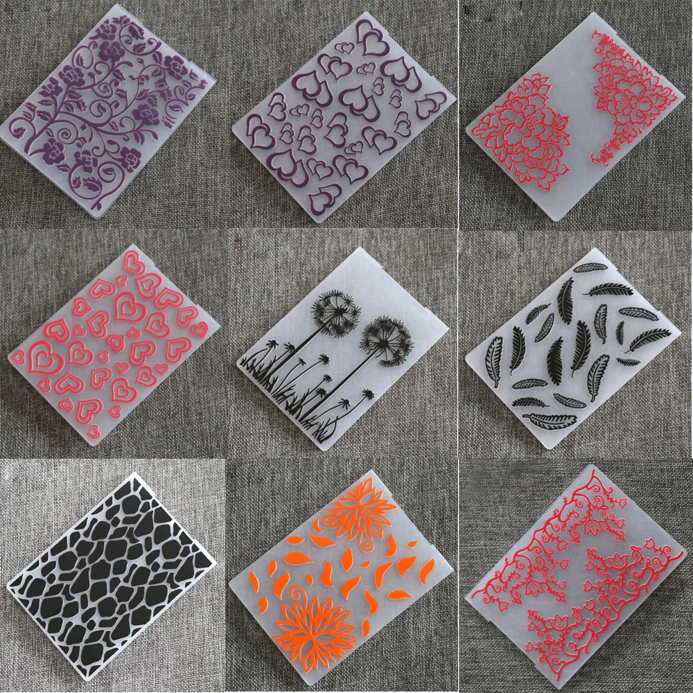 Plastic Embossing Folder for Scrapbooking DIY Album card making Tool Plastic Stencils Craft Decor Template Molds 14.5X10.5cm
Plastic Embossing Folder for Scrapbooking DIY Album card making Tool Plastic Stencils Craft Decor Template Molds 14.5X10.5cm