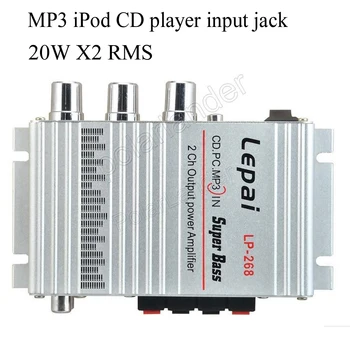Home amplifier car audio stereo amplifier 12V Power Amplifier 2CH output power amplifier Mini FM CD PC MP3 20W X2 RMS
Home amplifier car audio stereo amplifier 12V Power Amplifier 2CH output power amplifier Mini FM CD PC MP3 20W X2 RMS