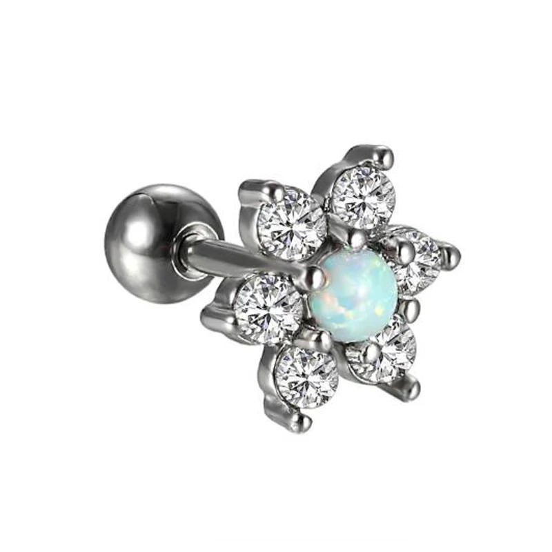 1Pc Hot Brand 1.2*6mm Hot Opal Zircon Earbone Piercing 16 Gauge Ball Ear Cartilage Piercing Jewelry Earrings Earrings Stud
1Pc Hot Brand 1.2*6mm Hot Opal Zircon Earbone Piercing 16 Gauge Ball Ear Cartilage Piercing Jewelry Earrings Earrings Stud