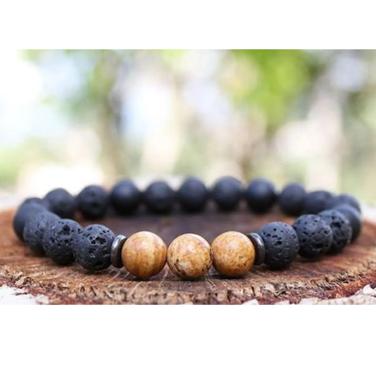 Fashion Black Men's Lava Rock Stone Charm Bracelets 8mm Beaded Bracelet Party Gift Yoga Buddha Jewelry
Fashion Black Men's Lava Rock Stone Charm Bracelets 8mm Beaded Bracelet Party Gift Yoga Buddha Jewelry