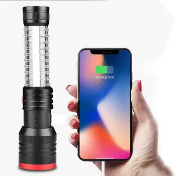 New Multi-function 2 in 1 Zoom Flashlight Waterproof High Power Searchlight Mobile Power Bank XD88
New Multi-function 2 in 1 Zoom Flashlight Waterproof High Power Searchlight Mobile Power Bank XD88
