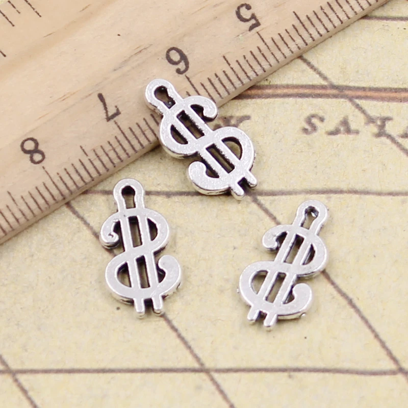 10pcs Charms U$ dollar money sign 21x12mm Tibetan Silver Plated Pendants Antique Jewelry Making DIY Handmade Craft
10pcs Charms U$ dollar money sign 21x12mm Tibetan Silver Plated Pendants Antique Jewelry Making DIY Handmade Craft
