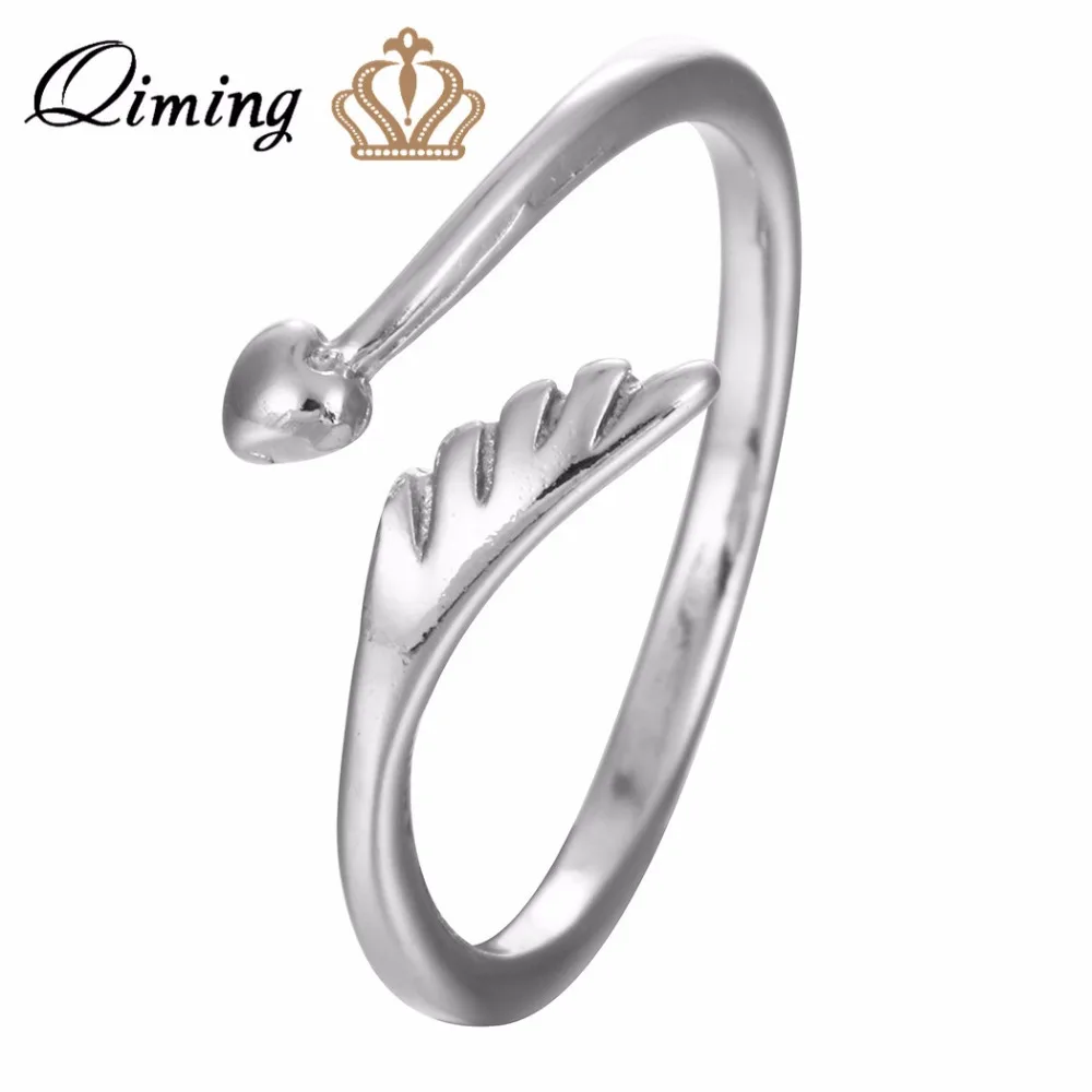 QIMING Angle Wings Ring Women's Silver Boho Jewelry Adjustable Anillos Girl Bijoux Bague Femme Love Heart Silver Sweet Rings
QIMING Angle Wings Ring Women's Silver Boho Jewelry Adjustable Anillos Girl Bijoux Bague Femme Love Heart Silver Sweet Rings