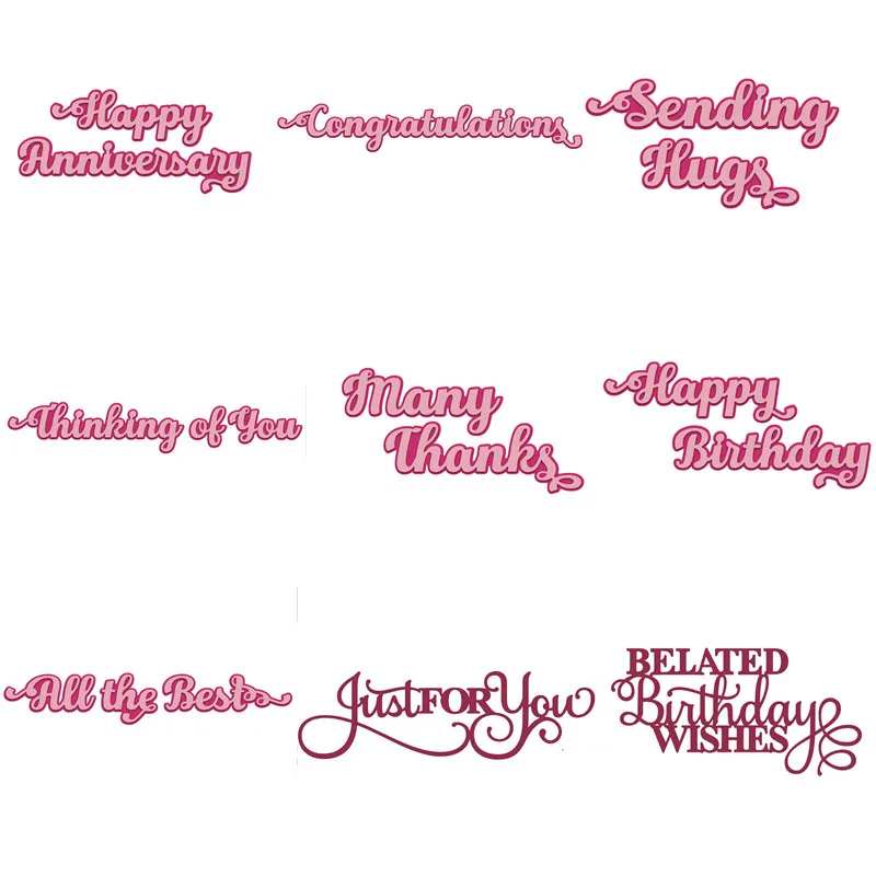 Greetings Words with Flowers Stars Metal Cutting Dies Set for Making Card Scrapbooking DIY Paper Album Decoration Craft New 2019
Greetings Words with Flowers Stars Metal Cutting Dies Set for Making Card Scrapbooking DIY Paper Album Decoration Craft New 2019