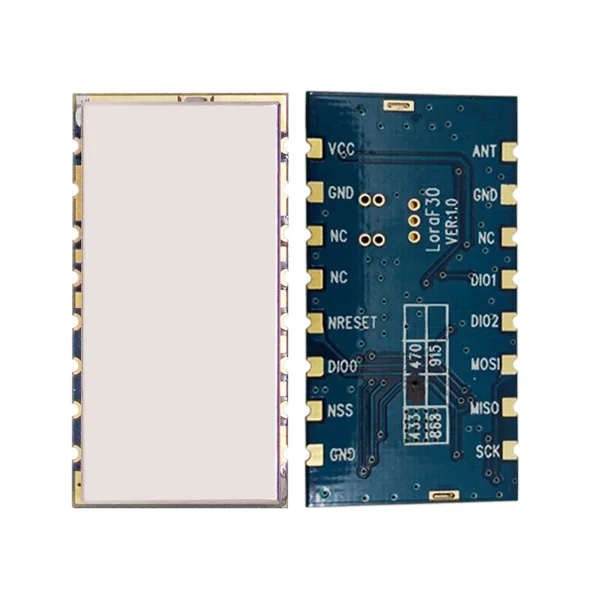 4pcs/lot Lora1278F30 - Wireless 6~8Km high power 30dBm / 1W 433MHz | 470MHz SPI port Lora Module
4pcs/lot Lora1278F30 - Wireless 6~8Km high power 30dBm / 1W 433MHz | 470MHz SPI port Lora Module