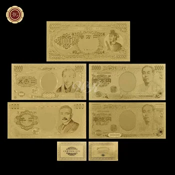 4+1Pcs/lot 2004 Year Japan Gold Banknote Set+1958 Year Japan 10000 Yen Shoto Kutaishi OLD Gold Banknote Gold 999999
4+1Pcs/lot 2004 Year Japan Gold Banknote Set+1958 Year Japan 10000 Yen Shoto Kutaishi OLD Gold Banknote Gold 999999