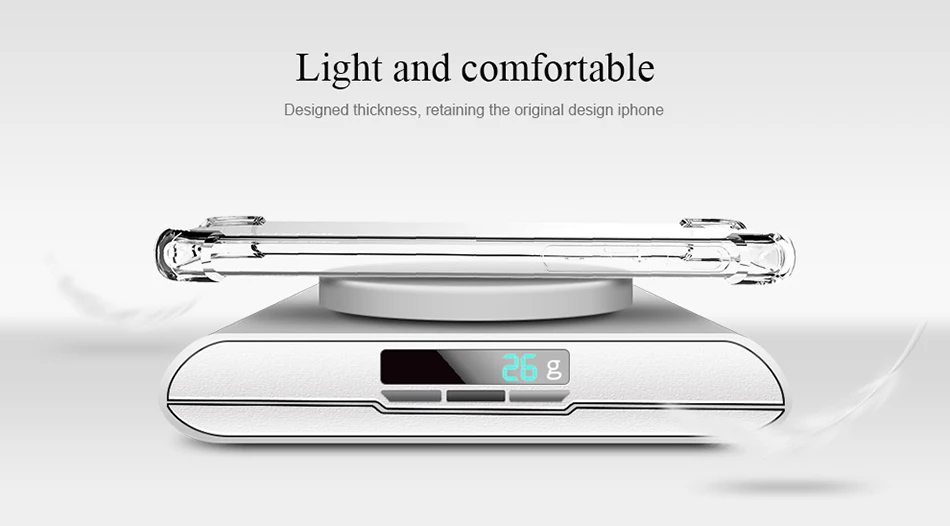 FLOVEME Phone Cases For iPhone 7 6s 6 Plus Clear Soft TPU Slim Shockproof Transparent Phone Cover For iPhone 6 6s 7 X Case Coque 3