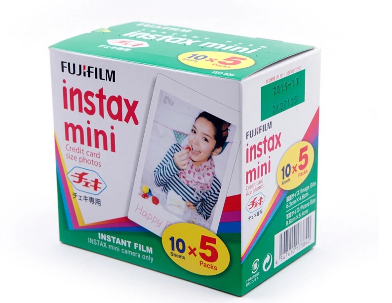 50 Sheets Original Fujifilm Fuji Instax Mini Film White Sheet 3 inch For Polaoird mini 7 7s 8 10 20 25 50s 50i SP1 dw
50 Sheets Original Fujifilm Fuji Instax Mini Film White Sheet 3 inch For Polaoird mini 7 7s 8 10 20 25 50s 50i SP1 dw