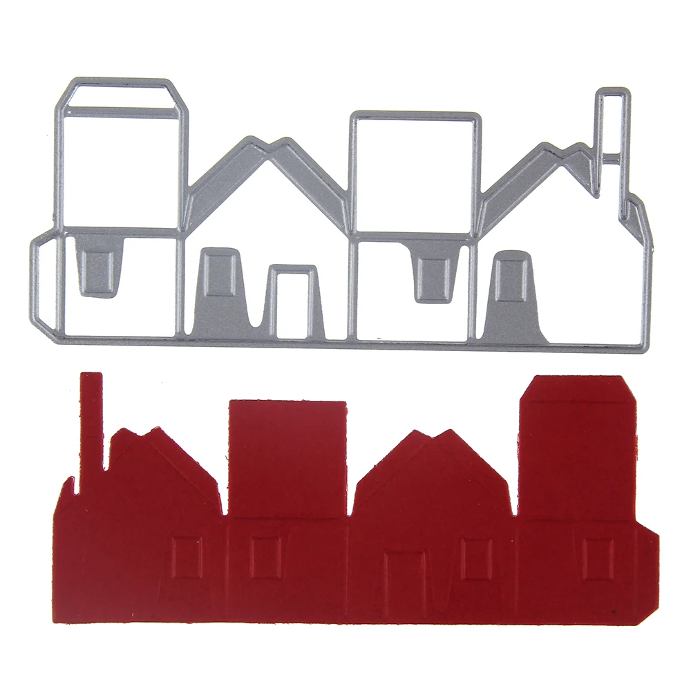Village Houses Metal Cutting Dies For DIY Scrapbooking Photo Album Paper Card Decorative Crafts Embossing Die Cutting New 2018
Village Houses Metal Cutting Dies For DIY Scrapbooking Photo Album Paper Card Decorative Crafts Embossing Die Cutting New 2018