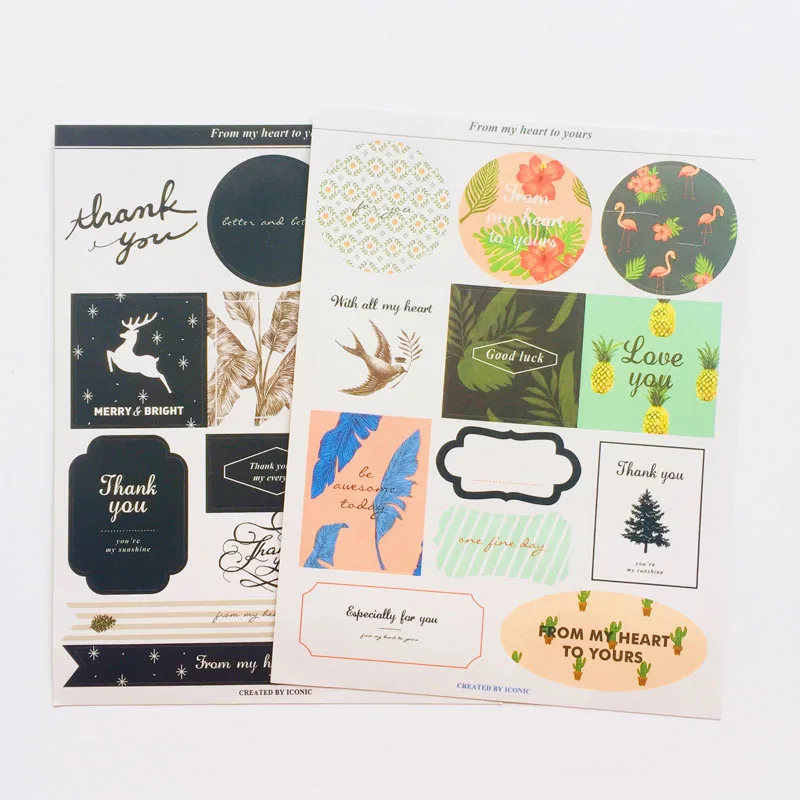 1 Pack Simple Best Wishes Paper Hand Account Notebook Decorative Sticker Stick Label 2 sheets
1 Pack Simple Best Wishes Paper Hand Account Notebook Decorative Sticker Stick Label 2 sheets