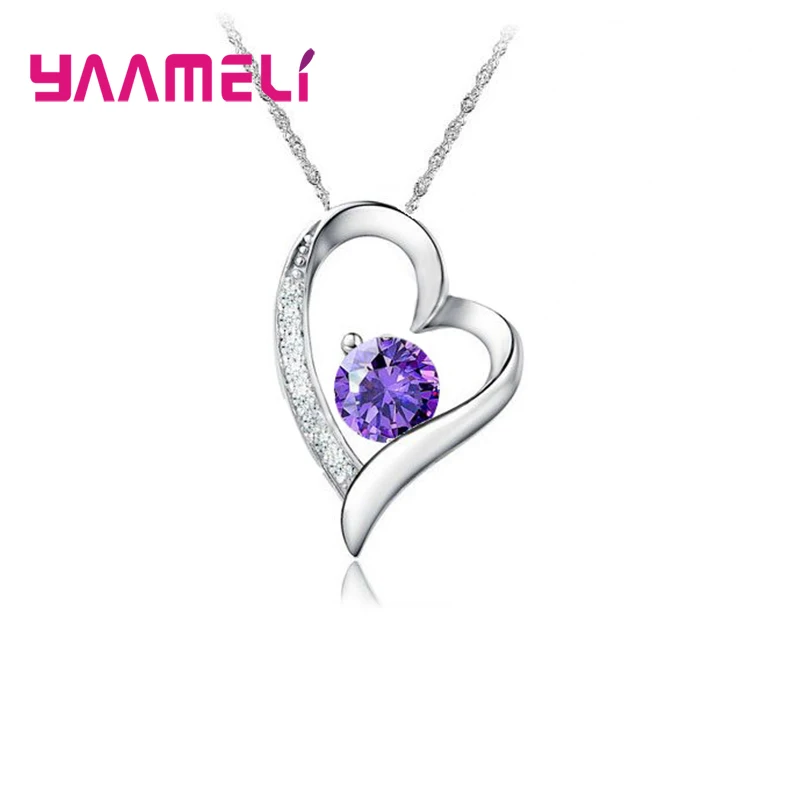 Promotion Price Classic Elegant Heart Shape Pendant Necklace 925 Sterling Silver Jewelry For Women Chiny Cubic Zirconia
Promotion Price Classic Elegant Heart Shape Pendant Necklace 925 Sterling Silver Jewelry For Women Chiny Cubic Zirconia
