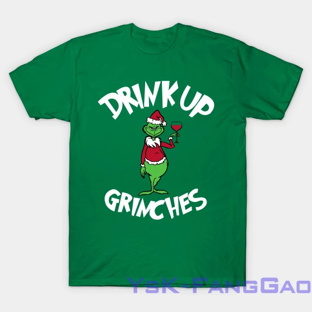Summer DRINK UP GRINCHES men T-Shirt women cotton t shirt Short Sleeve funny printed tshirts
Summer DRINK UP GRINCHES men T-Shirt women cotton t shirt Short Sleeve funny printed tshirts