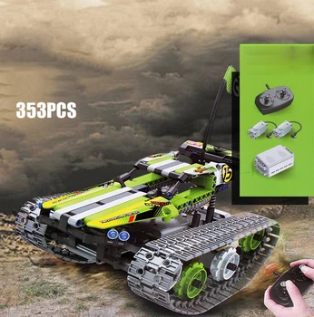 technics Tracked Off-road vehicle rc car building block 2.4Ghz assemable brick radio remote control toys collection for gifts
technics Tracked Off-road vehicle rc car building block 2.4Ghz assemable brick radio remote control toys collection for gifts