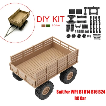 Upgrade Trailer Military RC Car DIY Part Set For WPL B1 B14 B16 B24 1/16 Metal Plastic High Strength Wear-resistant
Upgrade Trailer Military RC Car DIY Part Set For WPL B1 B14 B16 B24 1/16 Metal Plastic High Strength Wear-resistant