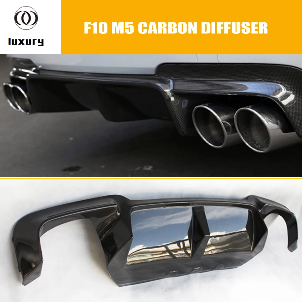 F10 M5 Carbon Fiber Rear Bumper Diffuser for BMW F10 M5 Bumper 2010 - 2016 Auto Racing Car Styling Tail Lip Spoiler Diffuser
F10 M5 Carbon Fiber Rear Bumper Diffuser for BMW F10 M5 Bumper 2010 - 2016 Auto Racing Car Styling Tail Lip Spoiler Diffuser