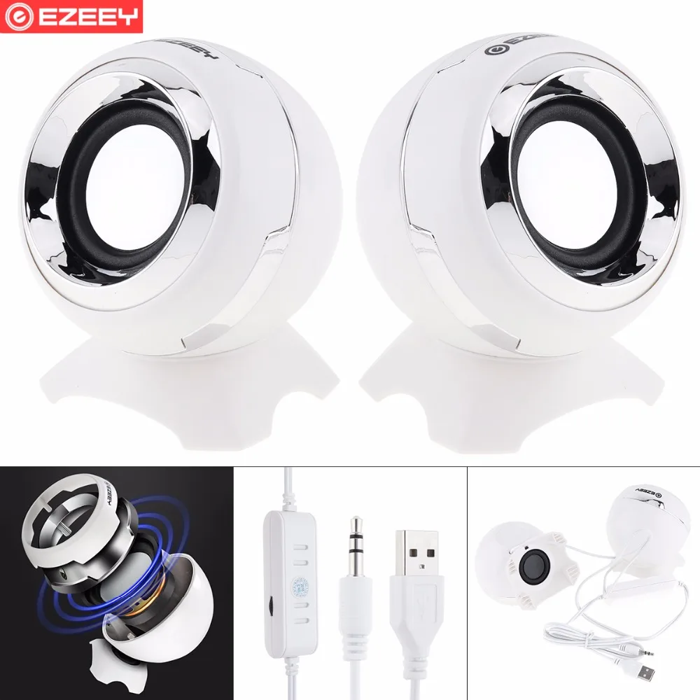 New EZEEY Q8 Mini Computer Sound Box Subwoofer Speaker with 3.5MM Audio Socket and Volume Control for Laptop Phone MP3 MP4
New EZEEY Q8 Mini Computer Sound Box Subwoofer Speaker with 3.5MM Audio Socket and Volume Control for Laptop Phone MP3 MP4