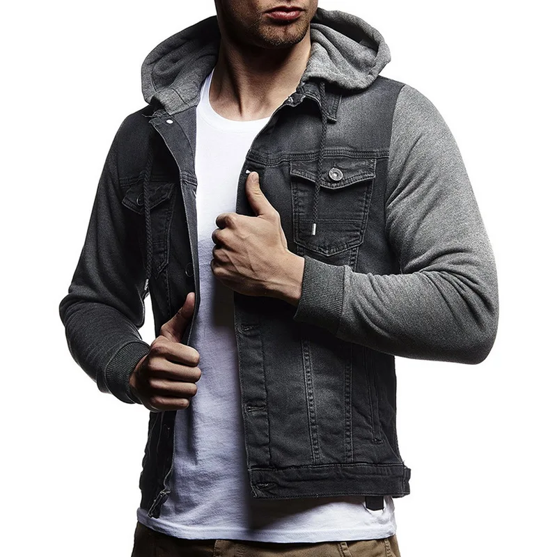 Puimentiua Fashion Men Denim Jacket Coats 3XL Casual Patchwork Hoodies Tracksuits Male Clothes Outwear Hoody Jacket
Puimentiua Fashion Men Denim Jacket Coats 3XL Casual Patchwork Hoodies Tracksuits Male Clothes Outwear Hoody Jacket