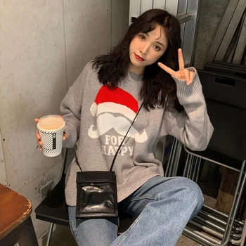 2 colors 2018 korean preppy style cartoon christimas men knitted warm sweaters womens sweaters and pullovers (C9182)
2 colors 2018 korean preppy style cartoon christimas men knitted warm sweaters womens sweaters and pullovers (C9182)
