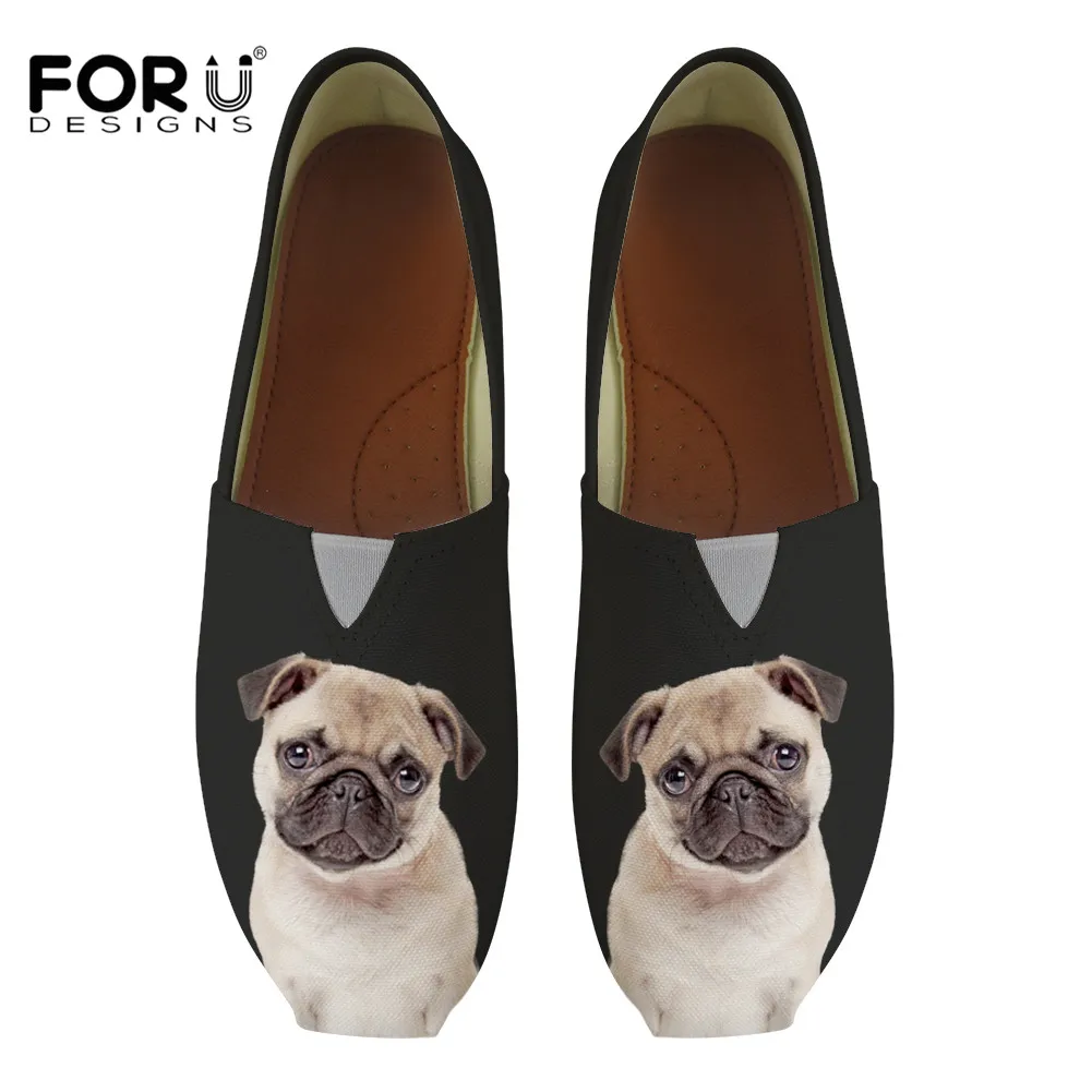 FORUDESIGNS Funny Design Pet Animal Pug Dog Shih Tzu French Bulldog Women Canvas Flat Casual Vulcanized Shoes Femme Sneakers
FORUDESIGNS Funny Design Pet Animal Pug Dog Shih Tzu French Bulldog Women Canvas Flat Casual Vulcanized Shoes Femme Sneakers