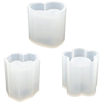 Silicone Mold Pen Holder Container Storage Diy Epoxy Resin Flower Heart Shape Crafts Desk Decoration Jewelry Making Molds
Silicone Mold Pen Holder Container Storage Diy Epoxy Resin Flower Heart Shape Crafts Desk Decoration Jewelry Making Molds