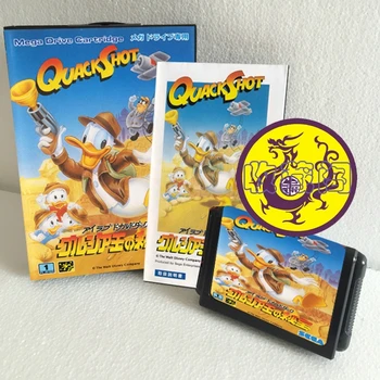 Quack Shot 16 bit SEGA MD Game Card Boxed With Manual For Sega Mega Drive For Genesis
Quack Shot 16 bit SEGA MD Game Card Boxed With Manual For Sega Mega Drive For Genesis