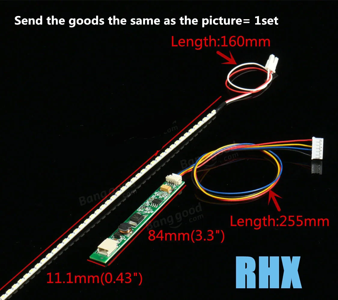 Adjustable Brightness Light Strip+Constant Flow Plate Kit 100% NEW3 Pieces/lot 12 Inch 12.1 Inch LED Backlight Strip
Adjustable Brightness Light Strip+Constant Flow Plate Kit 100% NEW3 Pieces/lot 12 Inch 12.1 Inch LED Backlight Strip