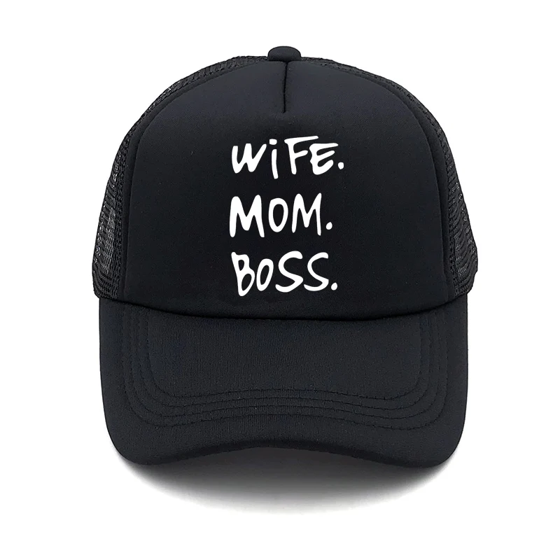 Spring New WIFE MOM BOSS Letters Print Solid Color Simple Baseball Net Hat Outdoor Sunscreen Casual Funny Lady Cap Truck Driver
Spring New WIFE MOM BOSS Letters Print Solid Color Simple Baseball Net Hat Outdoor Sunscreen Casual Funny Lady Cap Truck Driver