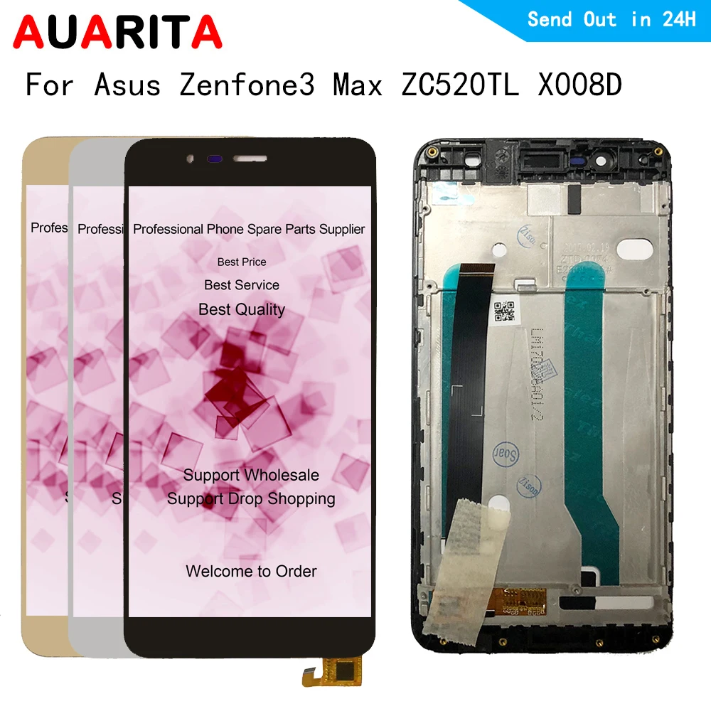for Asus zenfone 3 max ZC520TL lcd Display touch Panel screen Digitizer with frame Assembly For Asus Zenfone3 Max ZC520TL X008D
for Asus zenfone 3 max ZC520TL lcd Display touch Panel screen Digitizer with frame Assembly For Asus Zenfone3 Max ZC520TL X008D