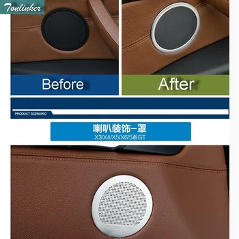 Tonlinker 2-4 PCS Car DIY Stainless Steel The Door Speaker Light Box Cover Case Stickers for Bmw X5 X6 2009-16 Part Accessories
Tonlinker 2-4 PCS Car DIY Stainless Steel The Door Speaker Light Box Cover Case Stickers for Bmw X5 X6 2009-16 Part Accessories