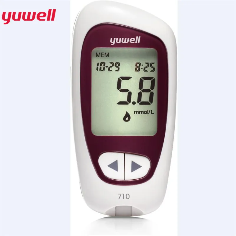 Yuwell 710 Blood Glucose Meter Test Medical Blood Sugar Meter Glucometer Diabetes Tester Detection Health Care Tool
Yuwell 710 Blood Glucose Meter Test Medical Blood Sugar Meter Glucometer Diabetes Tester Detection Health Care Tool