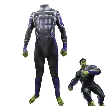Adult Hulk Cosplay JUumpsuit Endgame Robert Bruce Banner Cos Costumes Unisex Halloween Carnival Set Black 3D Printed Jumpsuit
Adult Hulk Cosplay JUumpsuit Endgame Robert Bruce Banner Cos Costumes Unisex Halloween Carnival Set Black 3D Printed Jumpsuit