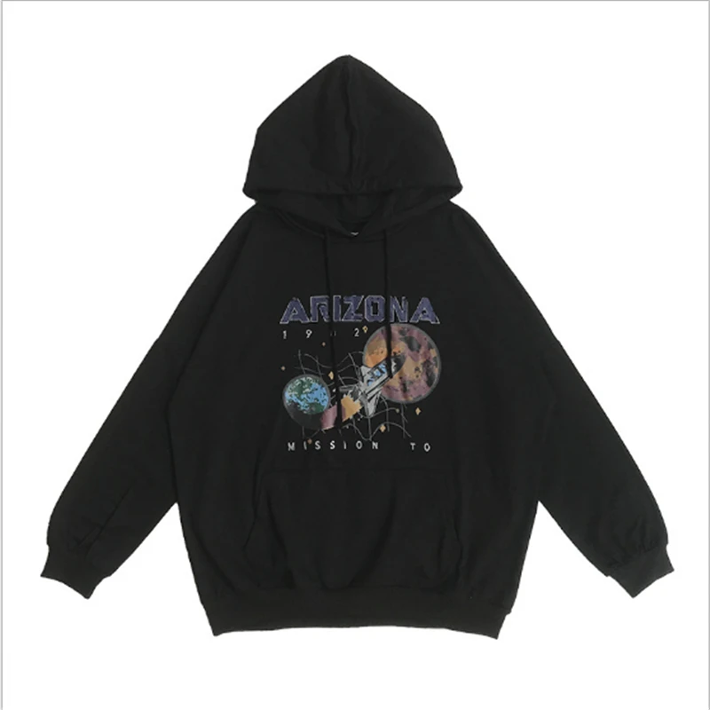 A008 autumn2019 Women Loose Restore Star Airship Printing Black Thin Pullover O-neck Hoddie Sweatshirt Girls White Gray Hoodies
A008 autumn2019 Women Loose Restore Star Airship Printing Black Thin Pullover O-neck Hoddie Sweatshirt Girls White Gray Hoodies