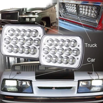 Pair 7x6"inch LED Headlights 27450C Of Rectangular 5X7 For Ford Van Jeep XJ YJ LED 5" x7" 7"x6" Rectangular LED Car Headlight H4
Pair 7x6"inch LED Headlights 27450C Of Rectangular 5X7 For Ford Van Jeep XJ YJ LED 5" x7" 7"x6" Rectangular LED Car Headlight H4