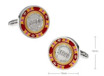 10Pairs/lot Casino Chip Cufflinks Copper Enamel Gambling Chips Cuff Links Men's Jewelry Fasion Gift Wholesale
10Pairs/lot Casino Chip Cufflinks Copper Enamel Gambling Chips Cuff Links Men's Jewelry Fasion Gift Wholesale